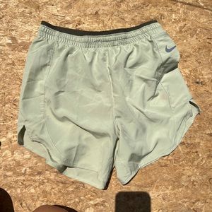Nike drifit light green running  shorts XS NWT